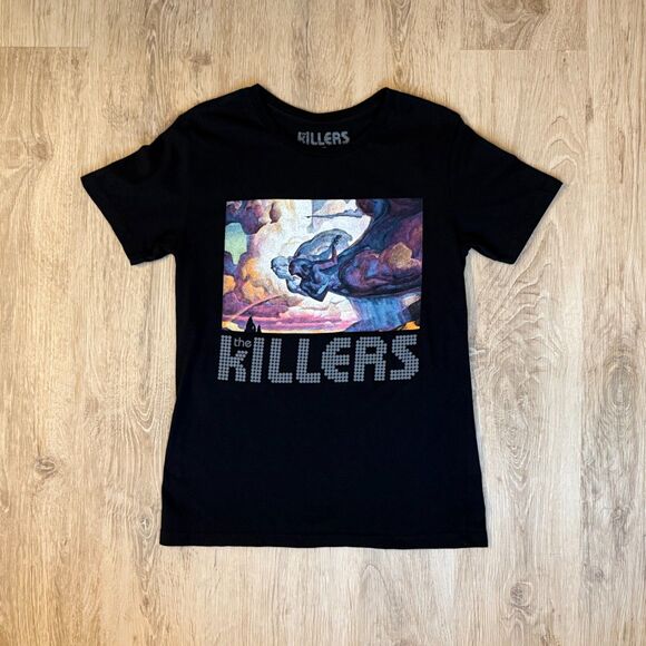 The Killers Band Tour T-Shirt Medium Black Graphic Concert Tee - Picture 1 of 5
